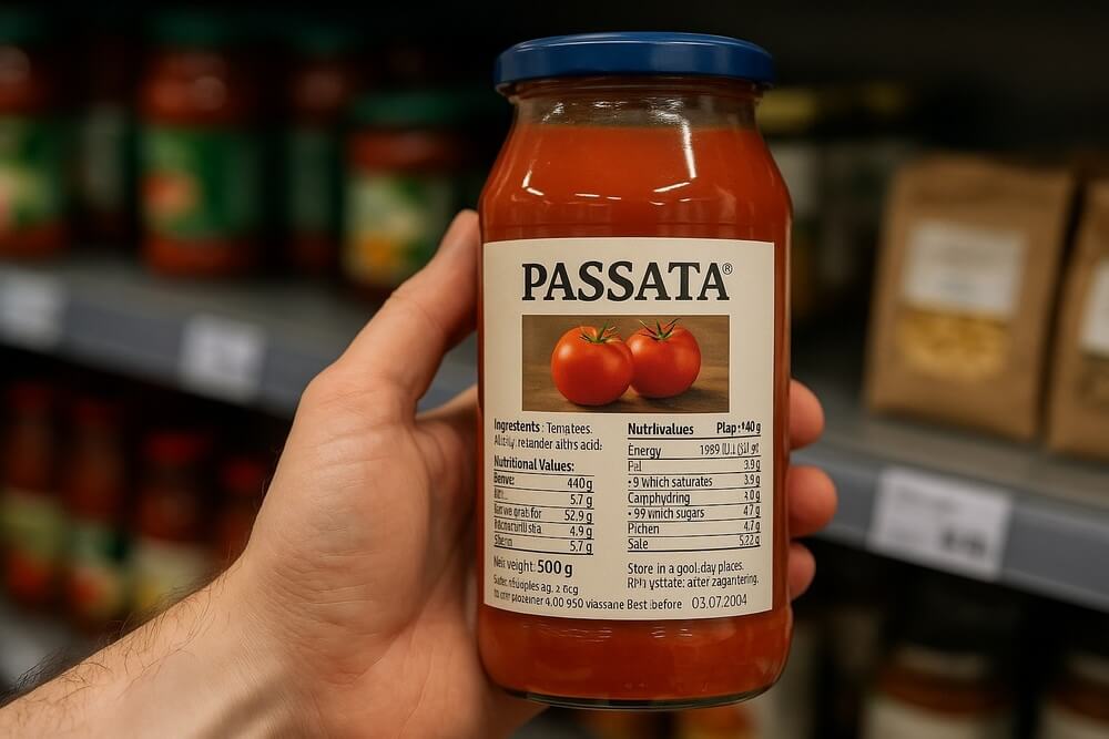 Co powinna zawierać etykieta produktu spożywczego